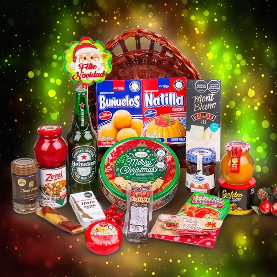 Ancheta Navideña Corazones Felices