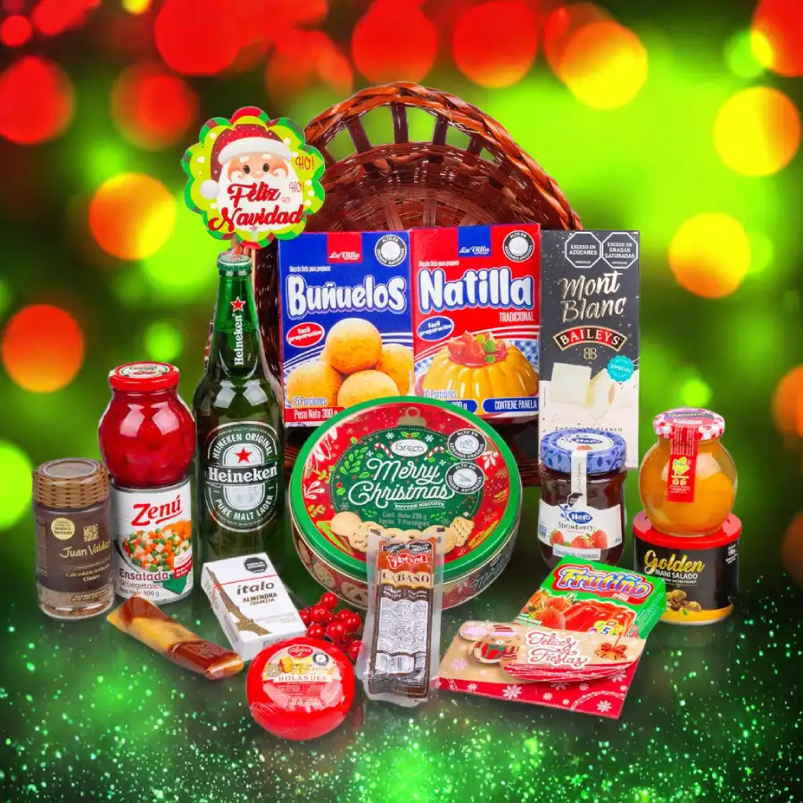 Ancheta Navideña Corazones Felices